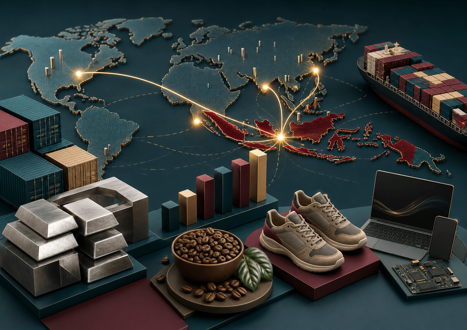 Indonesia Export Market Data Q1 2026: Commodities, Destination Markets, and How Indonesian Goods Compete